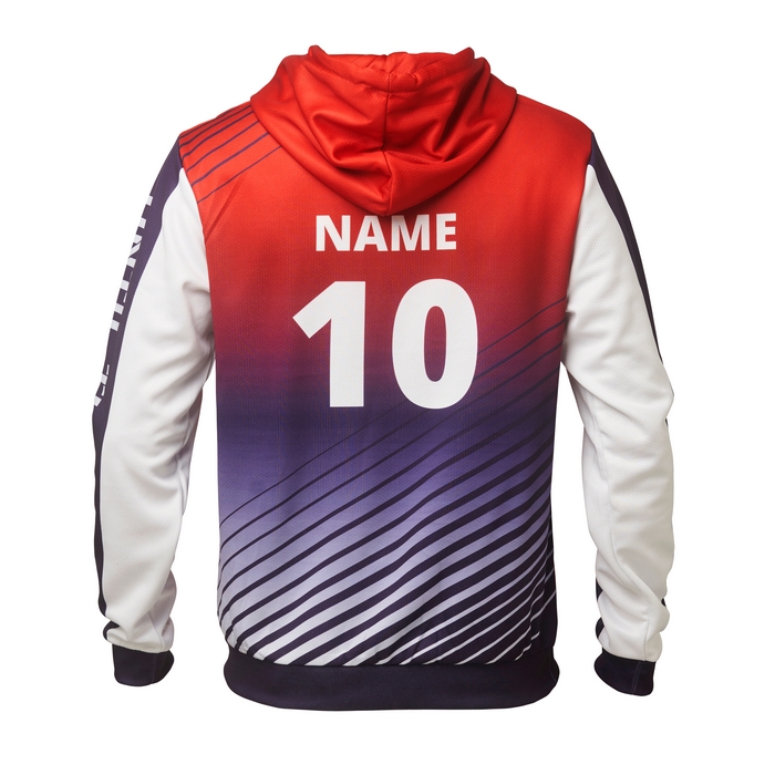 Sudadera con Capucha Sublimada Unisex Fabricada en Poliéster Técnico
