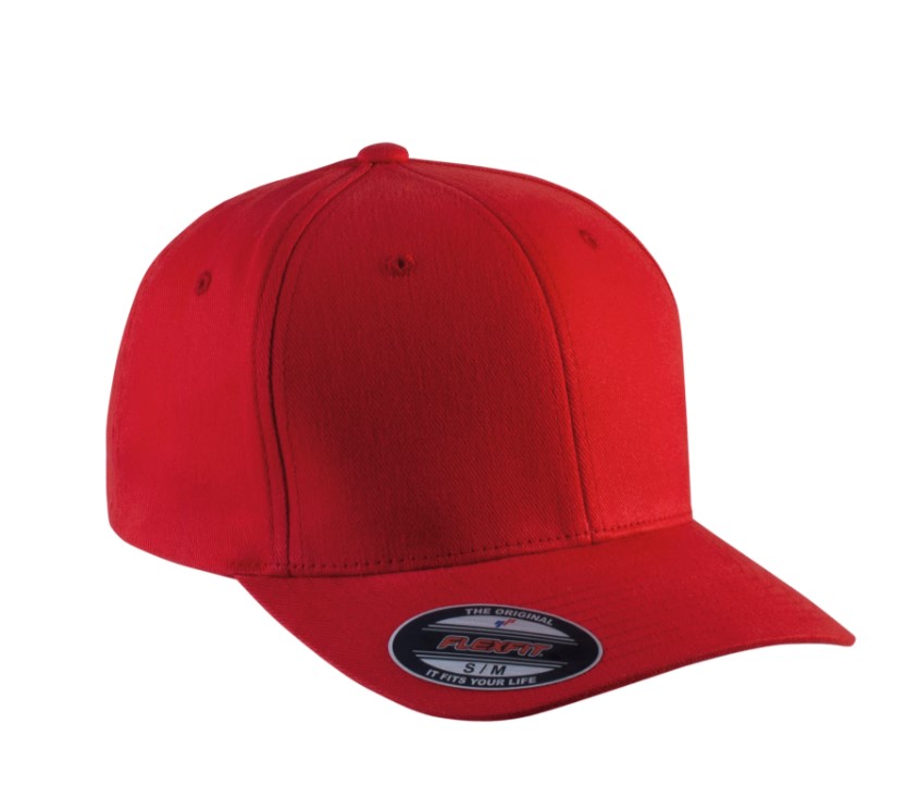 Gorra flexfit de algodón con 6 paneles