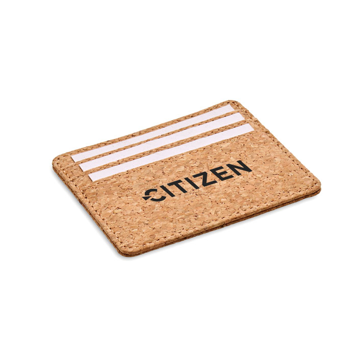 Tarjetero de corcho con protección Rfid