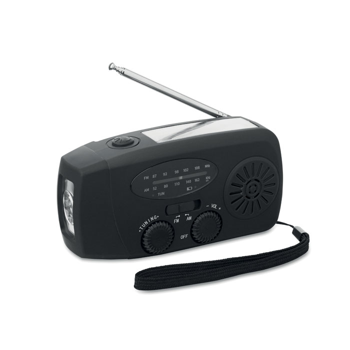 Radio portátil linterna LED