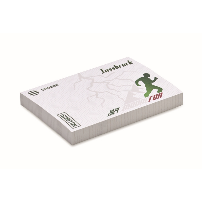 Notas adhesivas rectangulares personalizadas
