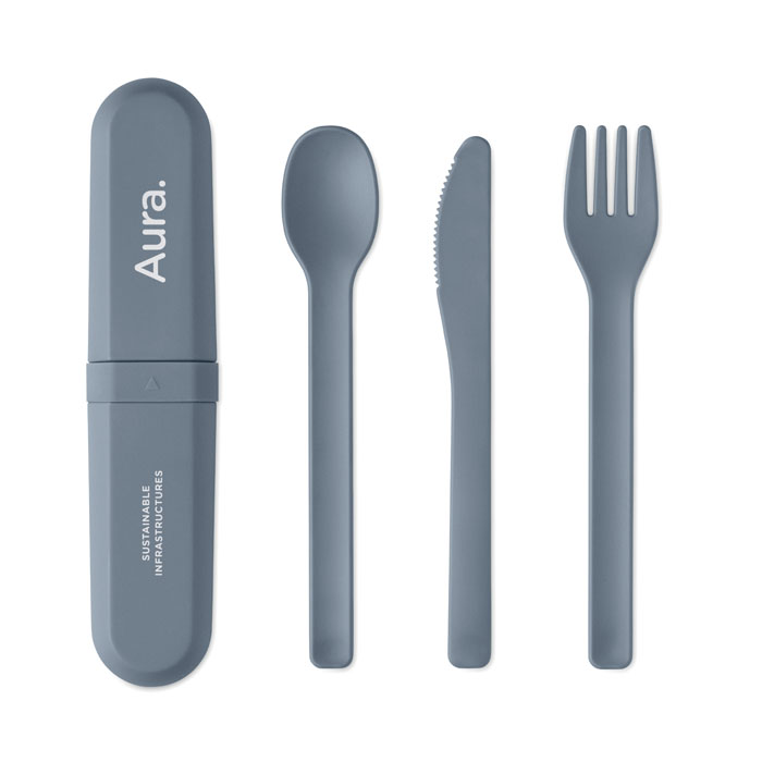 Set de cubiertos y funda PLA