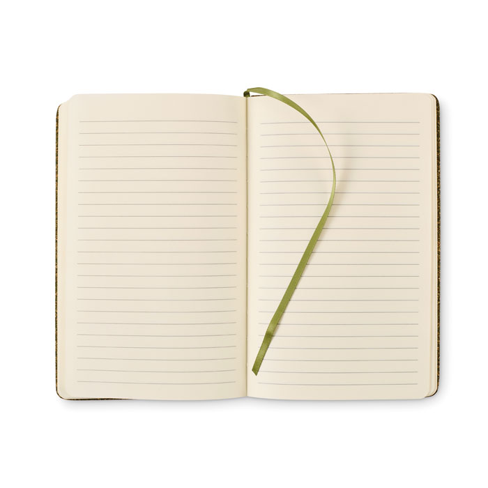 Cuaderno a5 ecológico con tapa rígida de papel reciclado