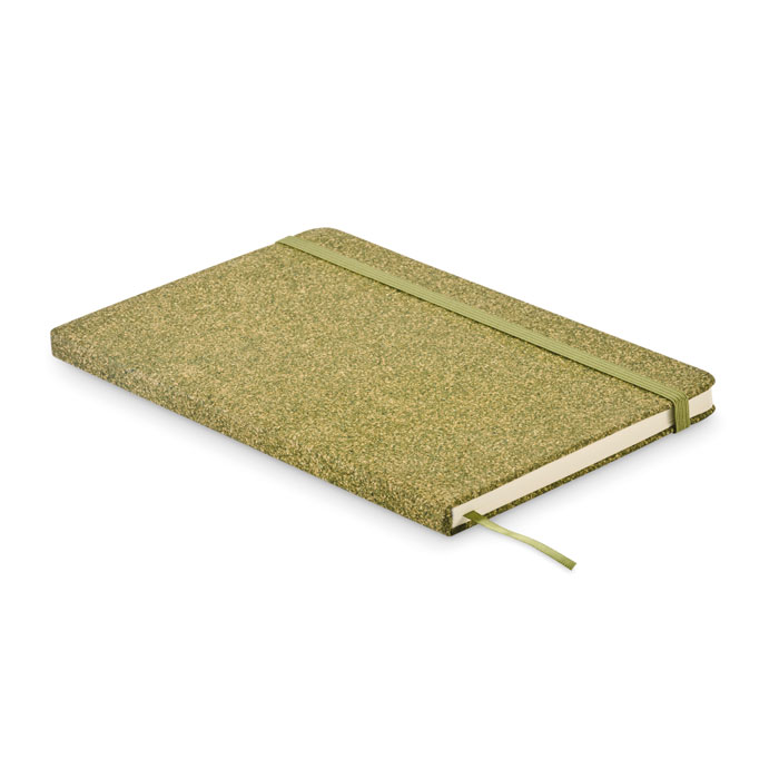 Cuaderno a5 ecológico con tapa rígida de papel reciclado