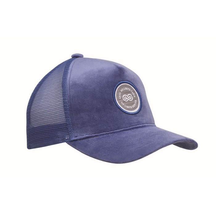 Gorra trucker terciopelo de 5 paneles