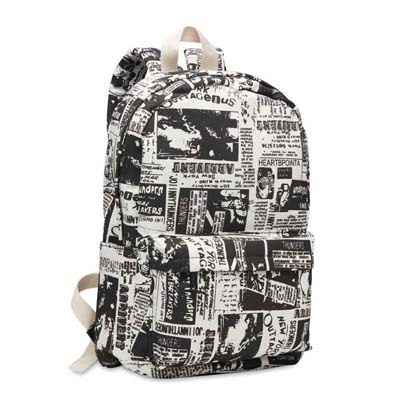 Mochila de poli algodón personalizada