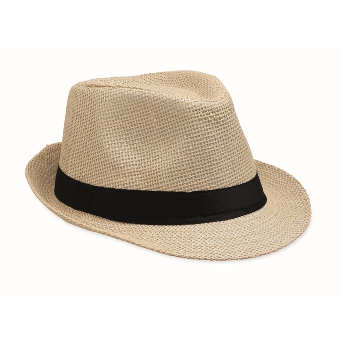 Sombrero de paja de papel