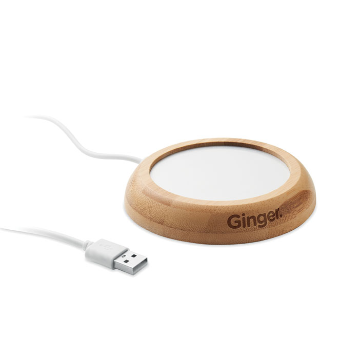 Calentador usb para tazas de madera