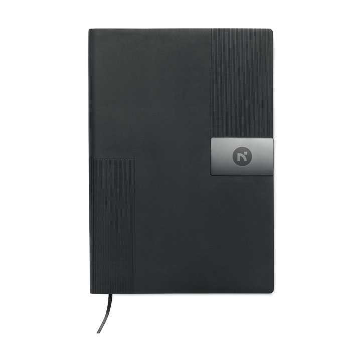 Libreta a5 con cubierta soft pu y papel reciclado