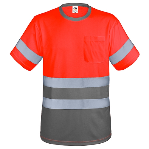 Camiseta alta visibilidad bicolor