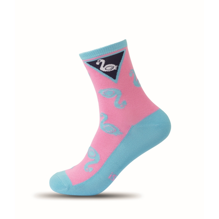 Calcetines tobillero fabricados en bambú con diseño jacquard