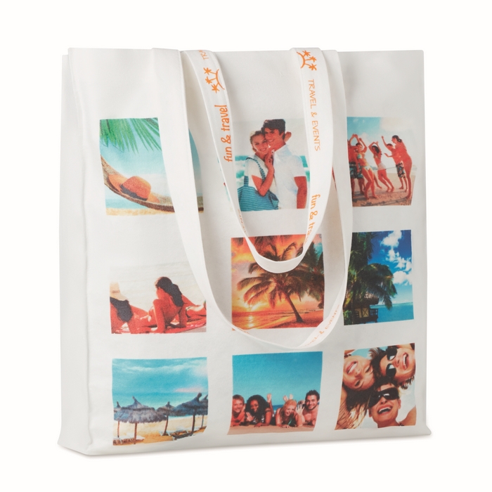Bolsa plegable de algodón personalizada