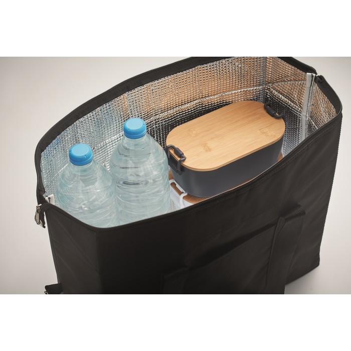 Bolsa nevera de gran capacidad en tejido reciclado