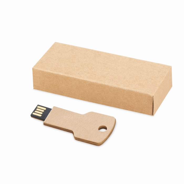 Memoria USB con Forma de Llave de Papel 1–64 GB