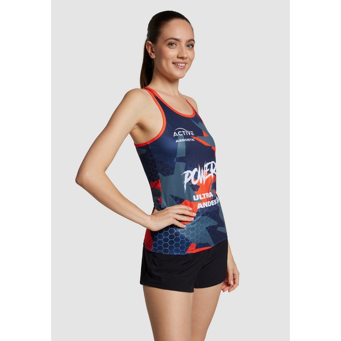Camiseta de tirantes técnica sin mangas de malla transpirable