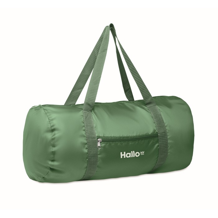 Bolsa de lona con forma de barril