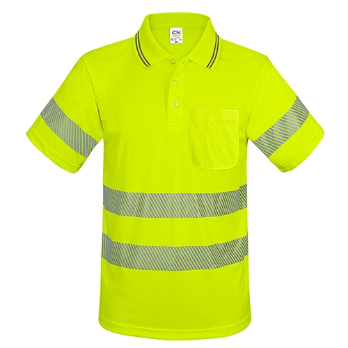 Polo alta visibilidad elástica