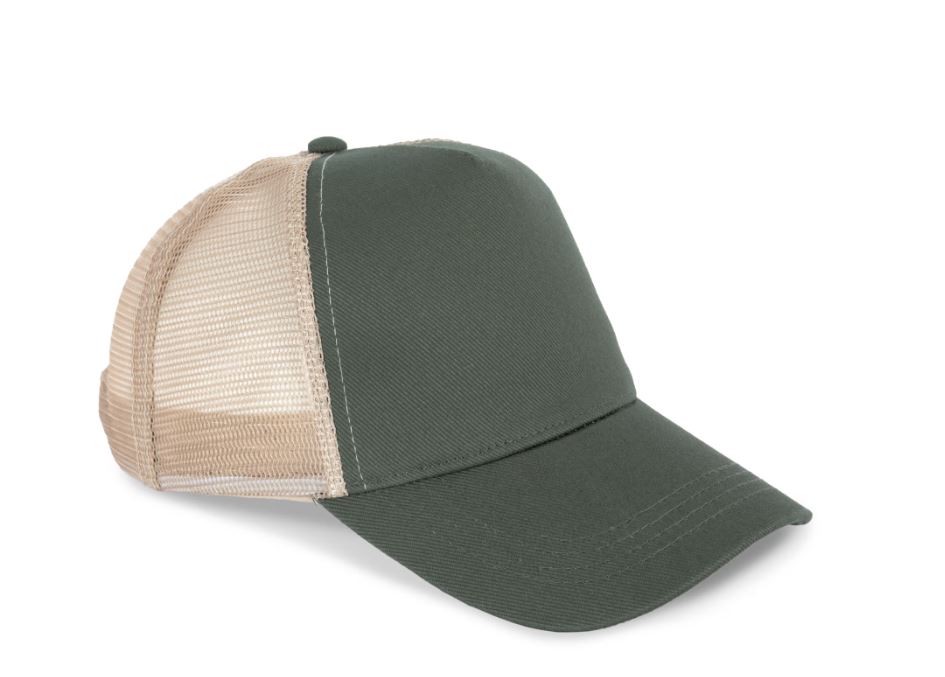 Gorra trucker con malla transpirable