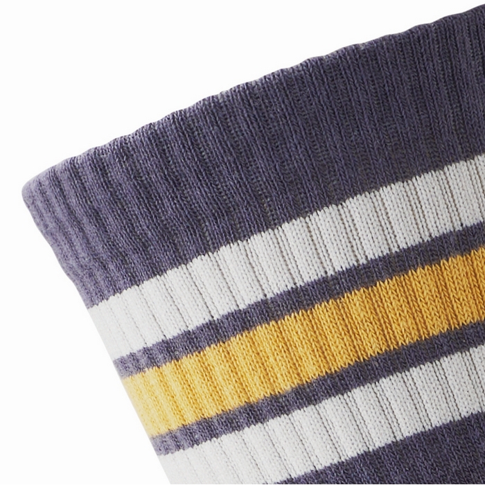 Calcetines tipo tenis fabricados en algodón con diseño jacquard (fabric