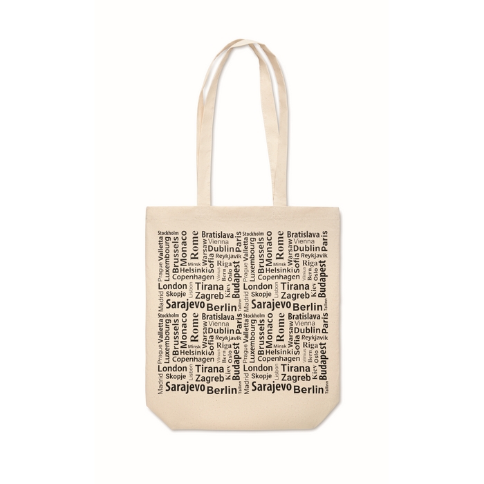 Bolsa de la compra asas largas personalizada