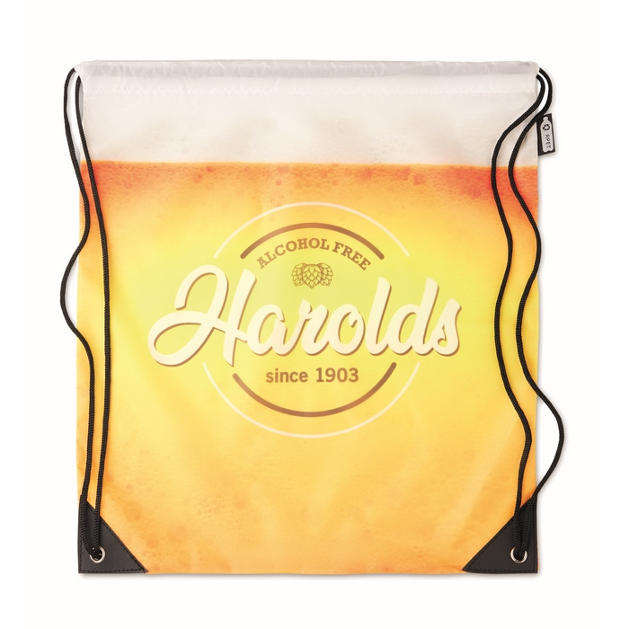 Mochila de cuerdas de poliéster personalizada
