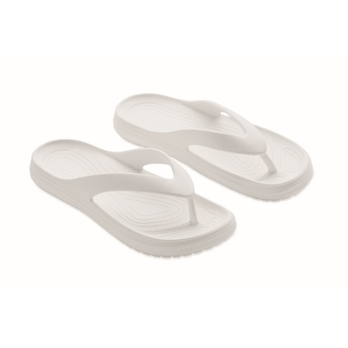 Chanclas de eva blancas o negras