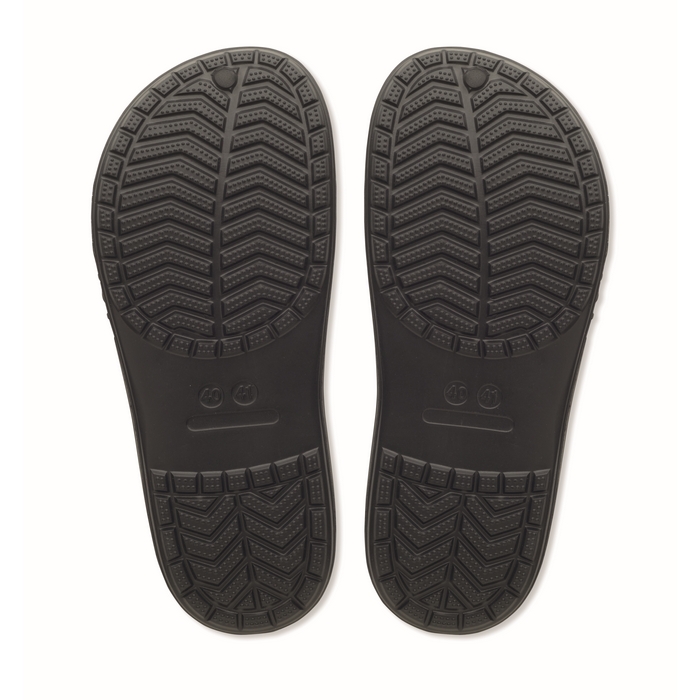 Chanclas de eva blancas o negras
