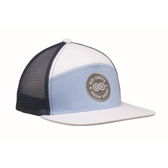 Gorra de visera plana de 7 paneles de algodón