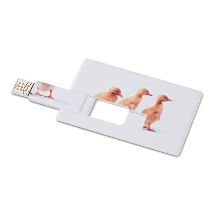 Memoria USB en formato tarjeta de crédito