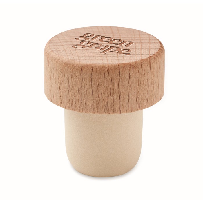 Tapón de botellas de madera