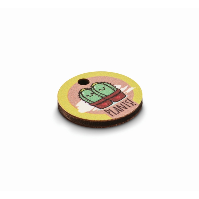 Llaveros de madera moneda carro personalizados