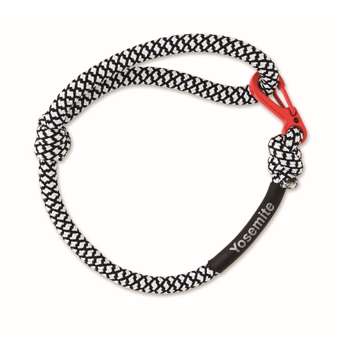 Pulsera publicitaria ajustable de dos tonos fabricada en poliéster