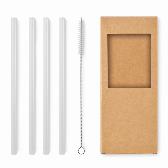 Set de pajitas reutilizables