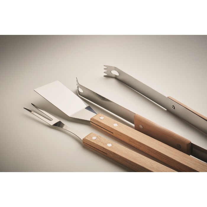 Set de utensilios para barbacoa
