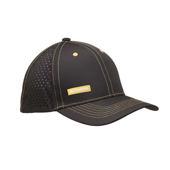 Gorra de béisbol de pongee con malla perforada