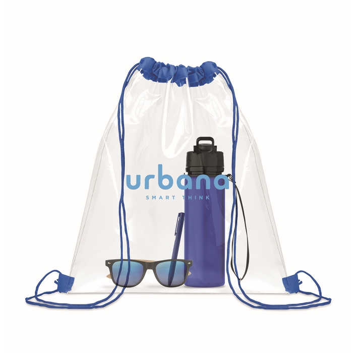 Bolsa transparente de cuerdas