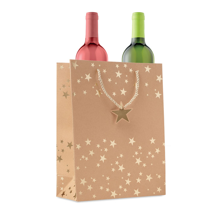 Bolsa de regalo navideña promocional