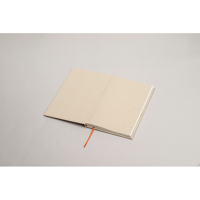 Libreta de tapa rígida de papel de hierba personalizada