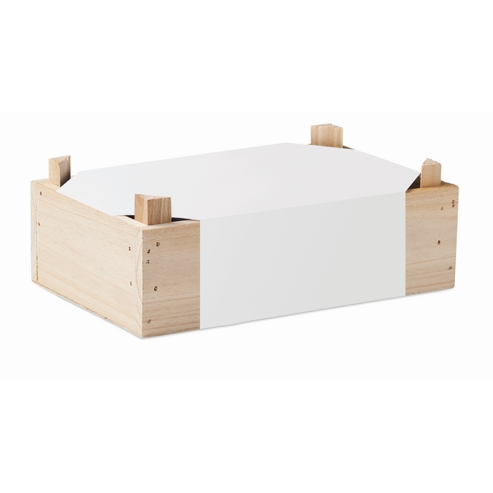 Kit de cultivo publicitario fabricado en madera