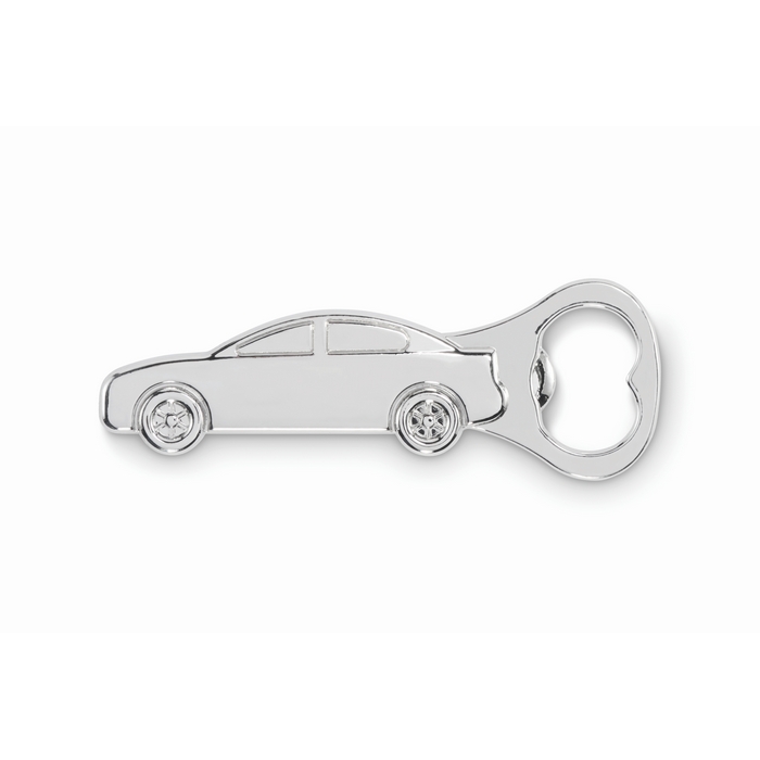 Abridor con forma de coche metálico