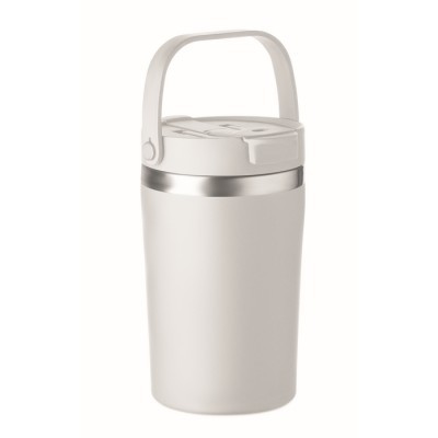 Vaso térmico reciclado con asa