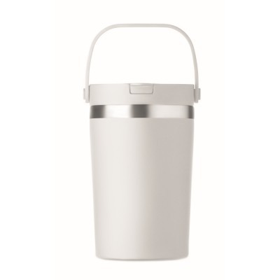 Vaso térmico reciclado con asa