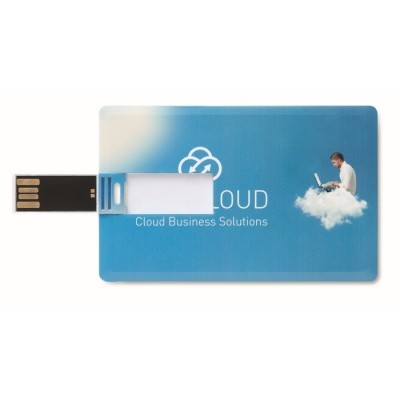Memoria USB Formato Tarjeta de Crédito en ABS 1–64 GB