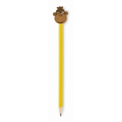 Lápiz de madera con goma infantil