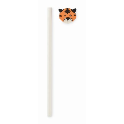 Lápiz de madera con goma infantil