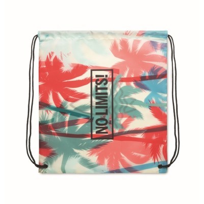 Mochila de cuerdas de poliéster personalizada