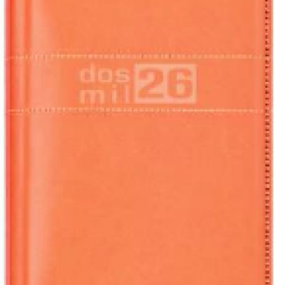 Agenda año 2027 con cosido perimetral personalizada