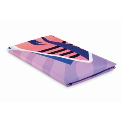 Toalla de playa a todo color personalizada