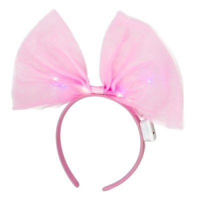 Diadema blanca con luces