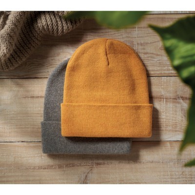 Gorro de punto con puño